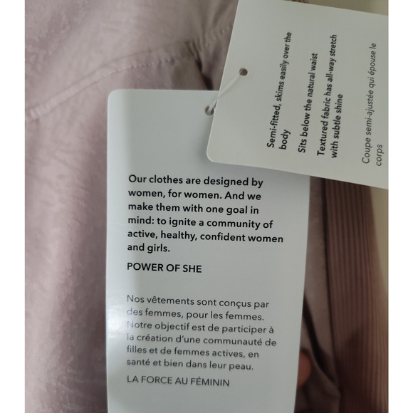 Athleta Light Pink Brooklyn Textured Women's Ankle Pant Size 18 - Picture 4 of 9